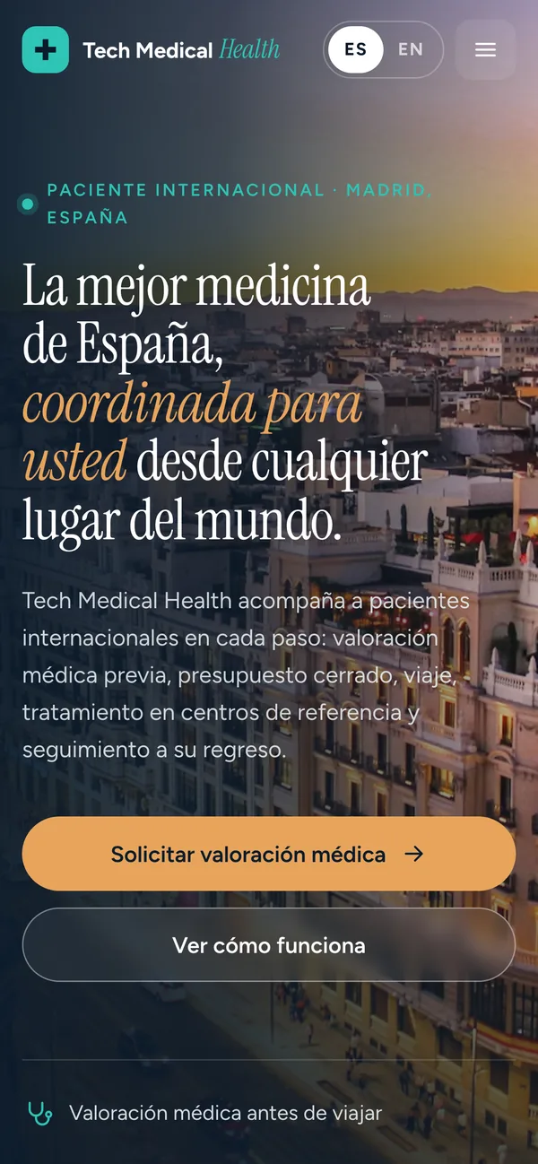 Tech Medical Health en el móvil